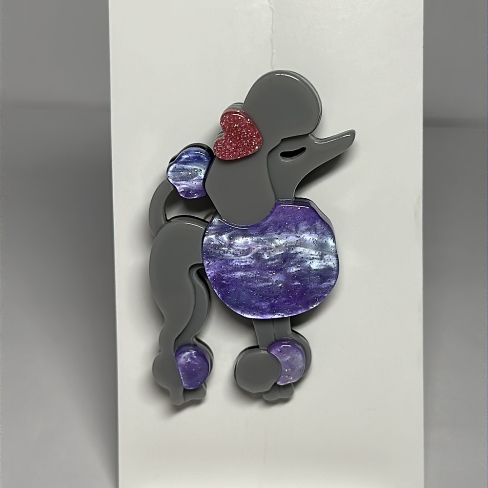 Beautiful Puppy Brooch / Scarf Pin #142